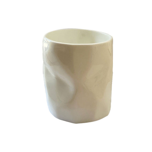 White Ceramic Cup ( set of 4 )