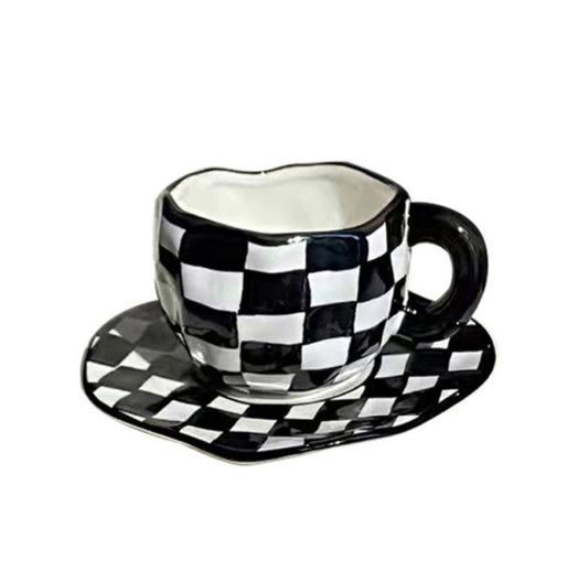 Checkered Mug