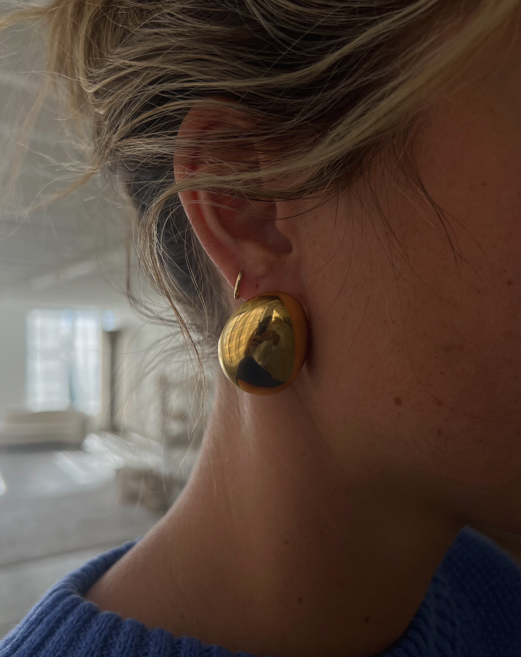 Dome Earrings (Gold)