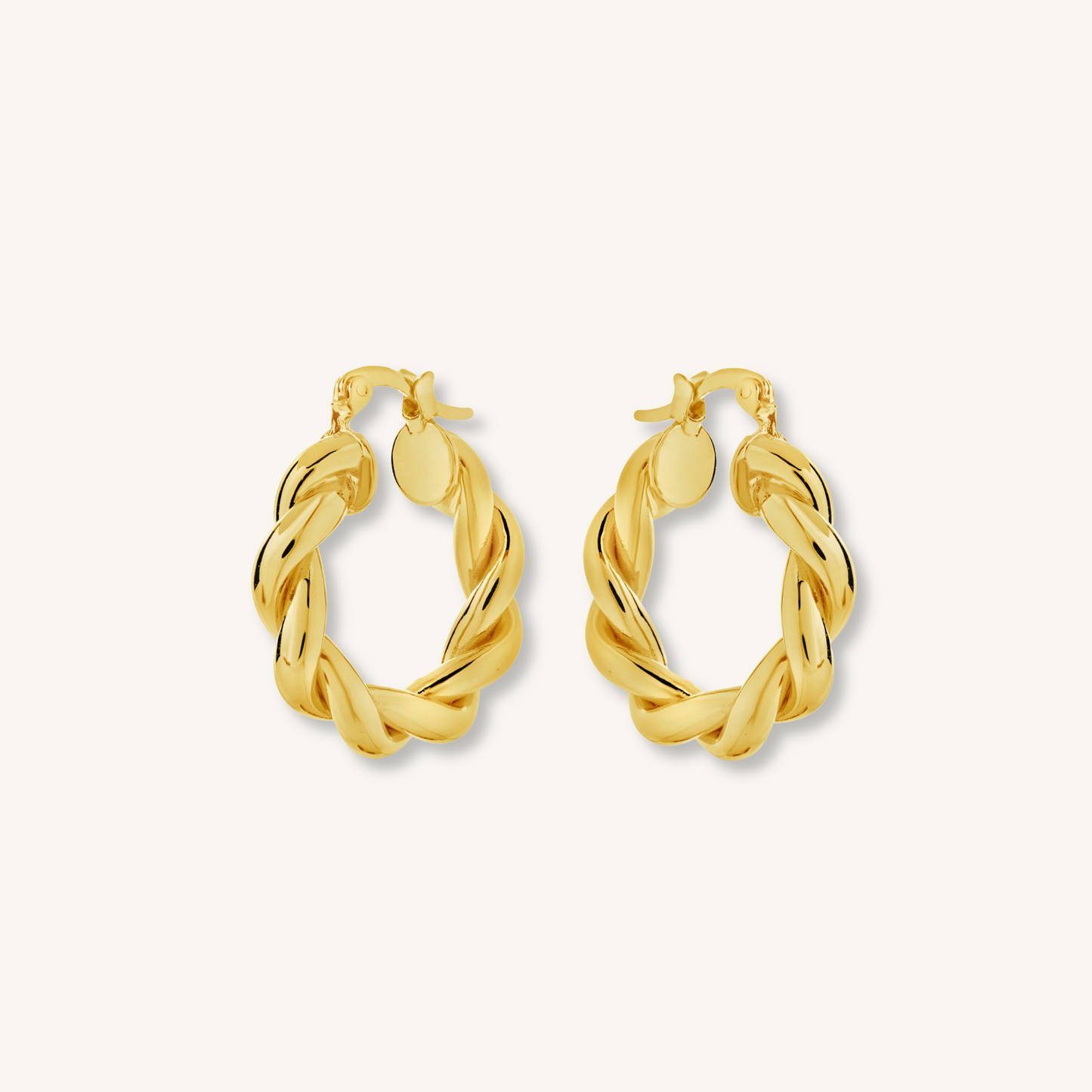 Twist Earrings (Gold)