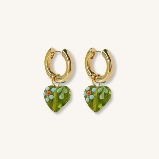 Frida Earrings (green)