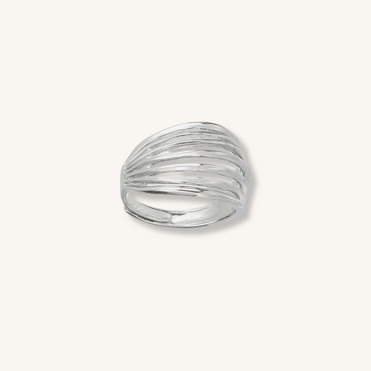 Dome Ribbed Ring