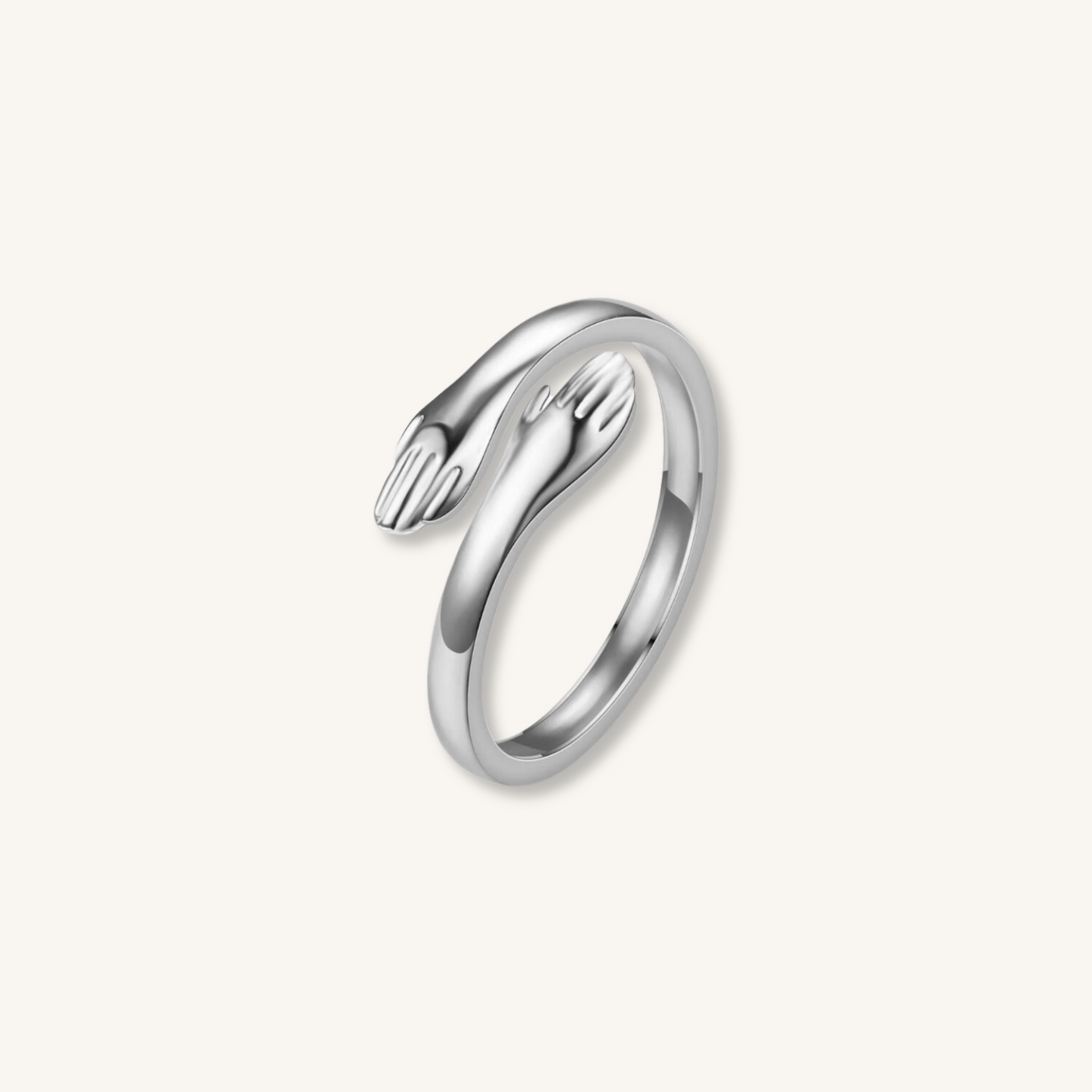 Silver Hug Ring