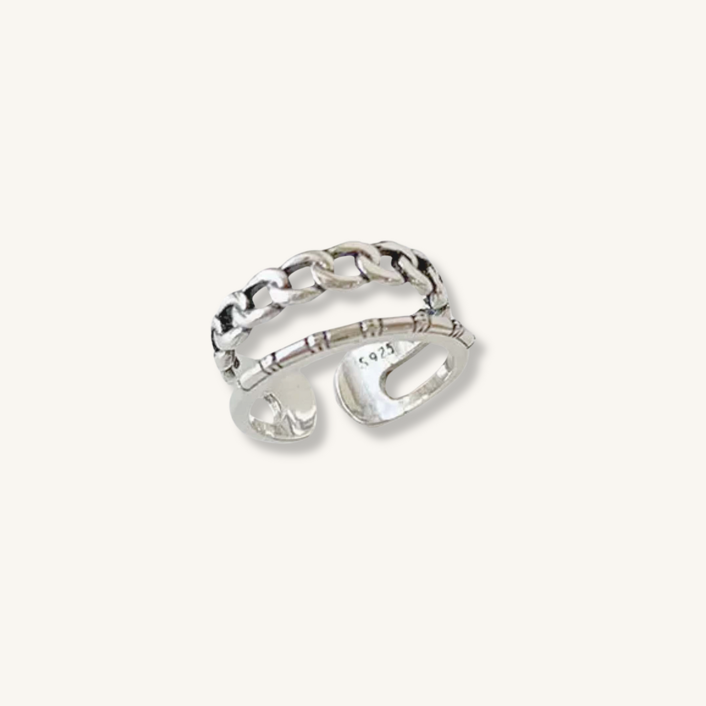 Stacked Silver Ring