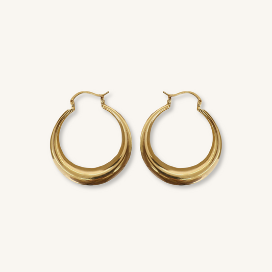 Large Gold Hoops