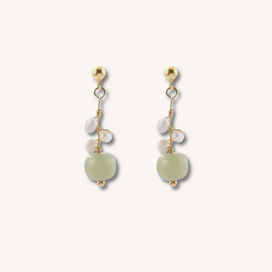 Jade Dangle Earrings