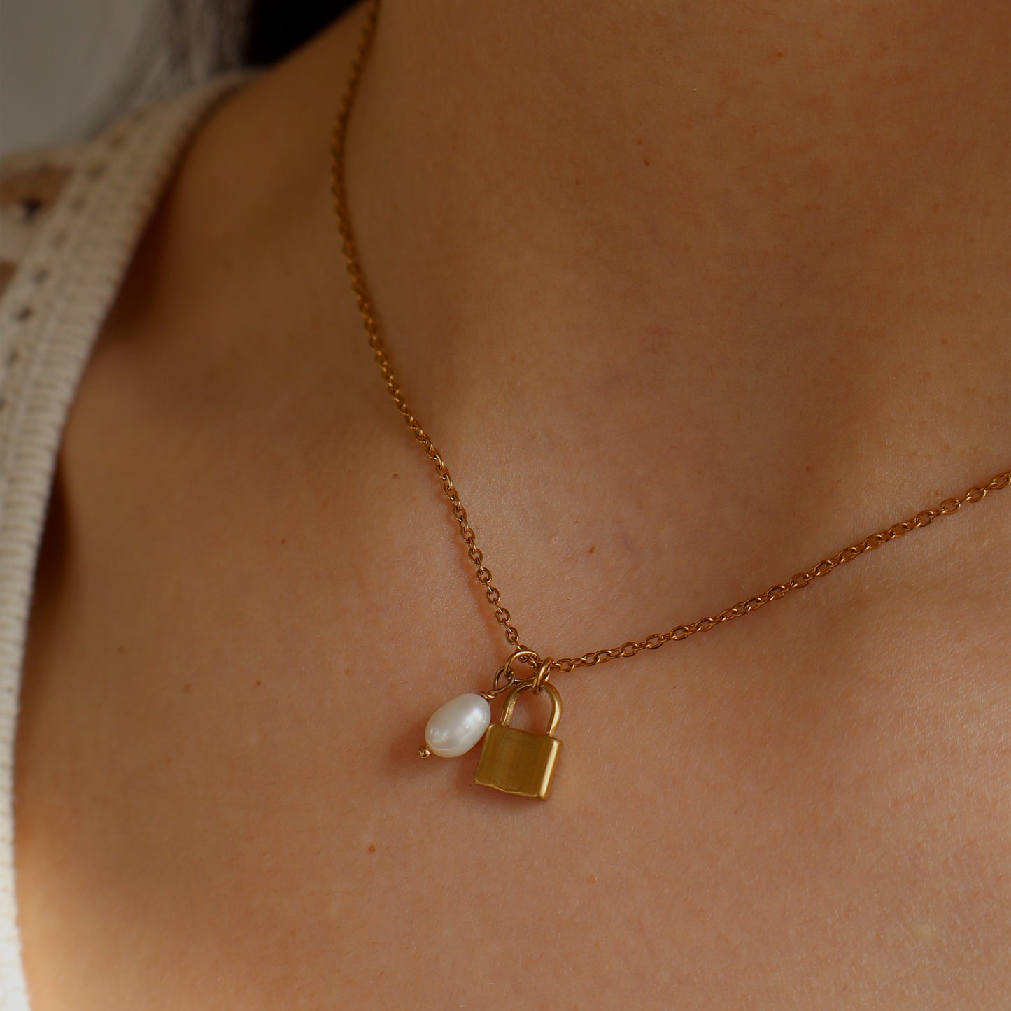 Small Lock Necklace